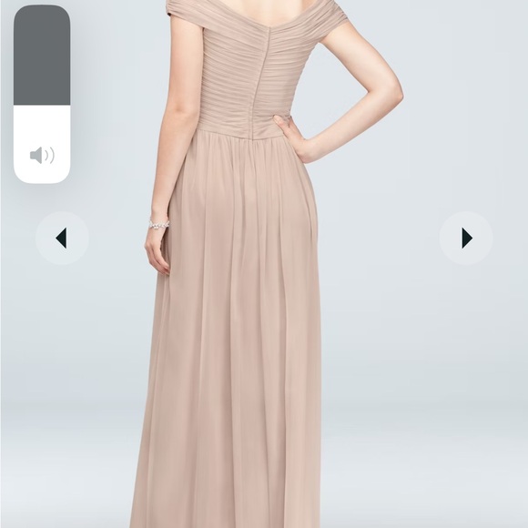 David’s bridal criss/cross bridesmaid dress. - Picture 4 of 7